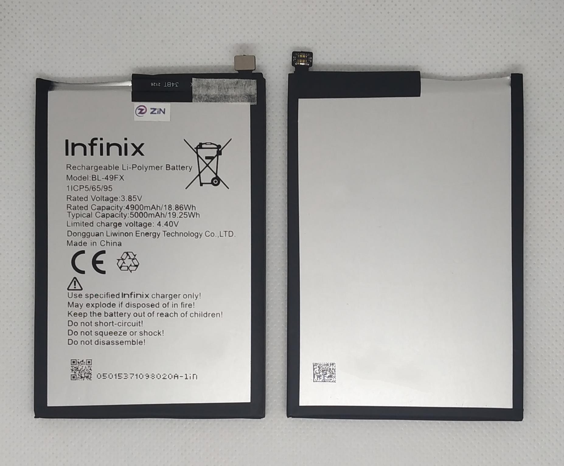 İnfinix Hot 8 Lite (BL-49FX) Batarya Pil