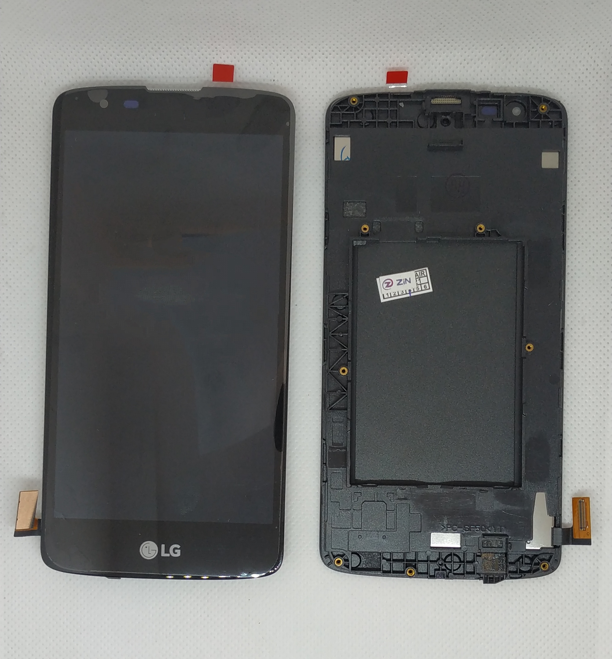 Lg K8 (350) Siyah Lcd Ekran+Dokunmatik Full Çıtalı
