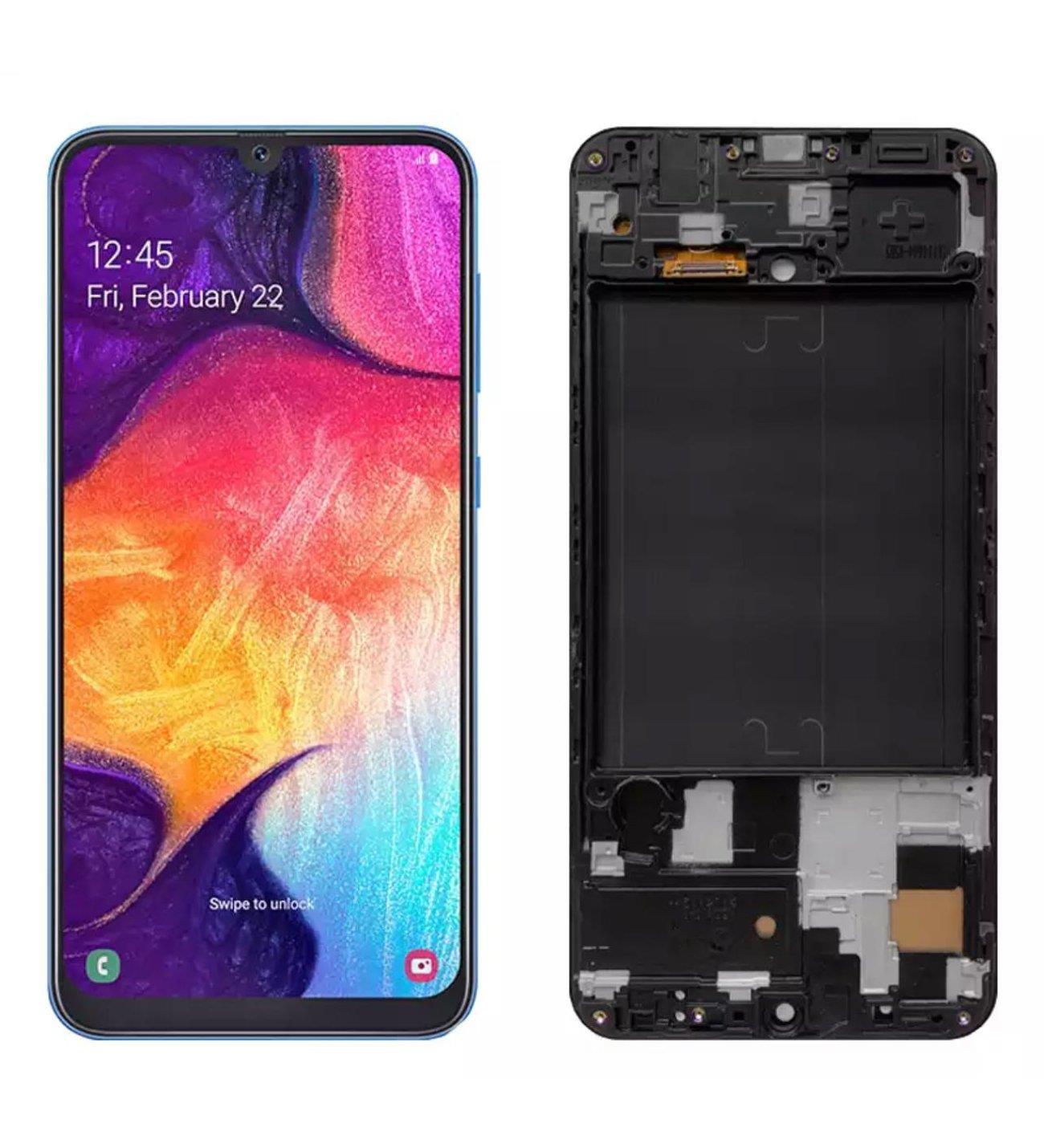 Samsung Galaxy A50 (SM-A505F) Lcd Ekran+Dokunmatik Full Çıtalı