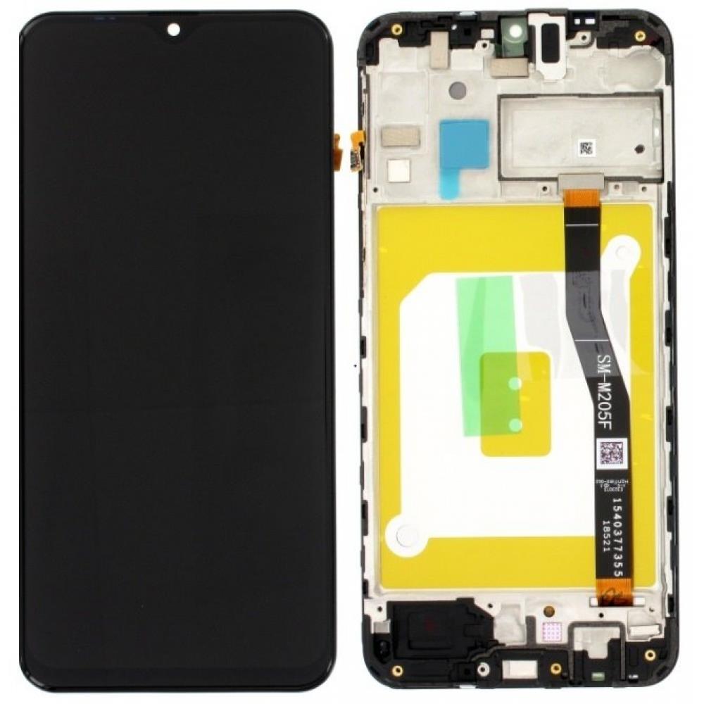 Samsung Galaxy M20 (SM-M205) Lcd Ekran+Dokunmatik Full Çıtalı 