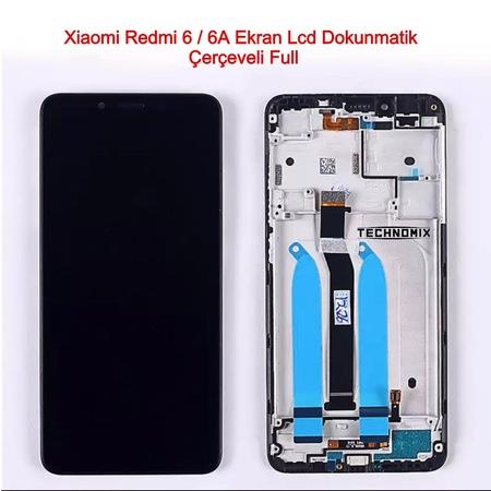 Xiaomi Redmi 6 Lcd Ekran+Dokunmatik Full Çıtalı